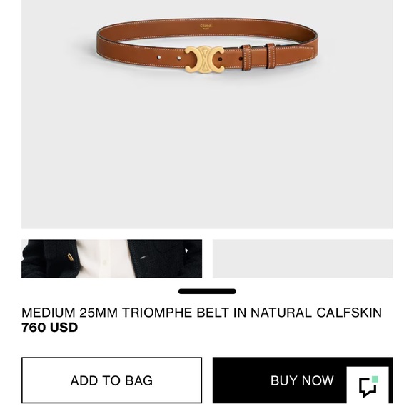 Celine Accessories - Celine Belt